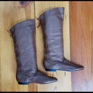 Knee High Leather Boots